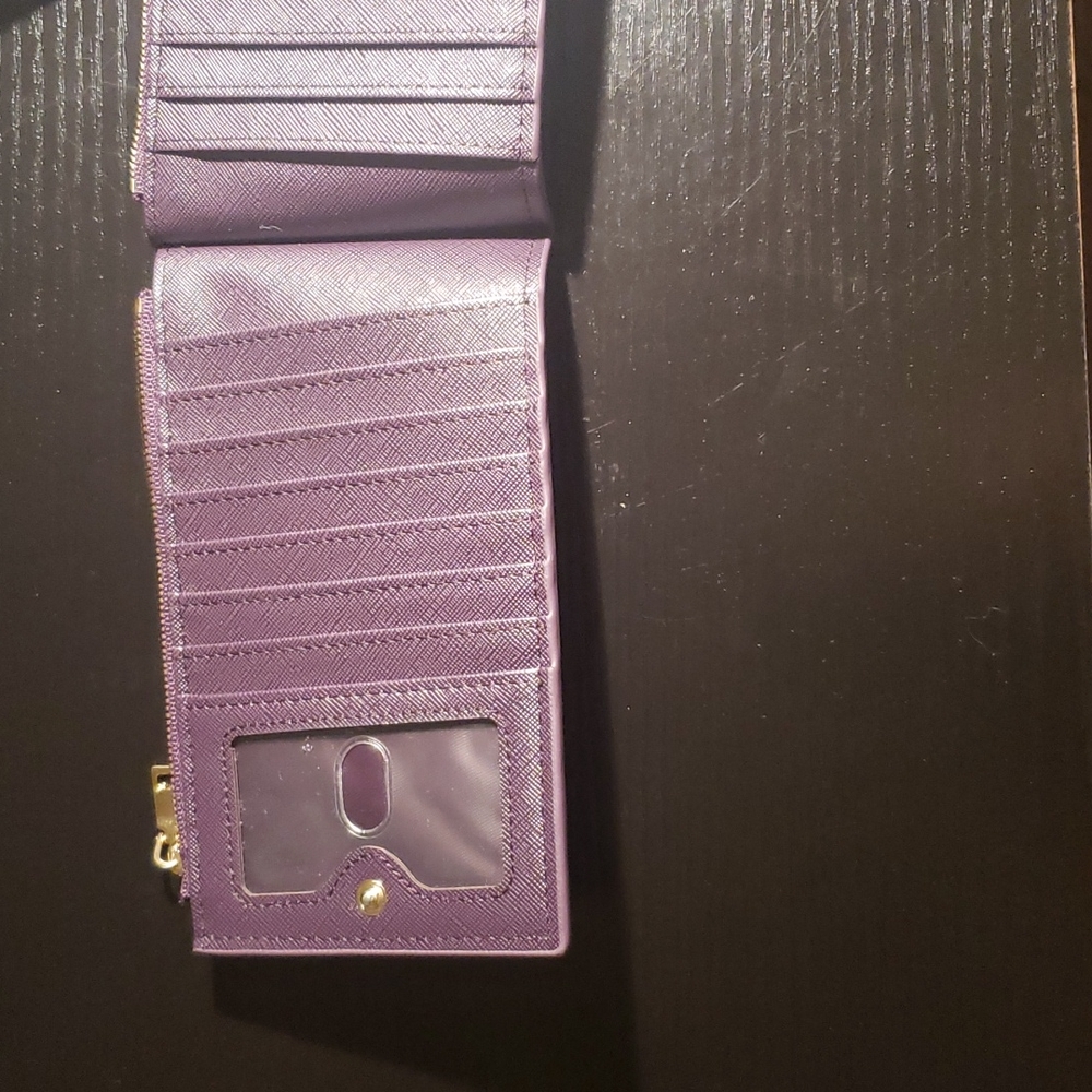 Dark purple wallet no brand